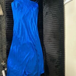 Express Vibrant Blue Maxi Dress
